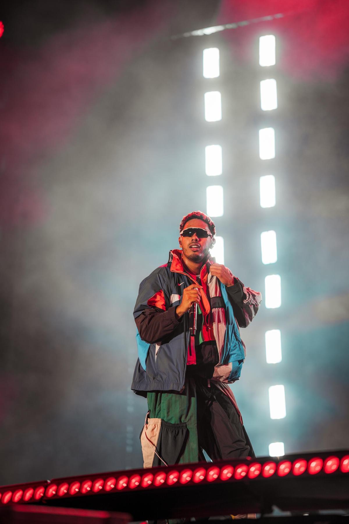 Myke Towers en su concierto en Gran Canaria