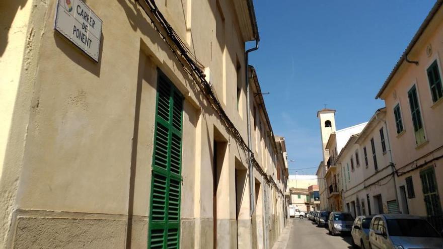 Calle Ponent de Manacor, donde se produjo el apuñalamiento de la víctima.