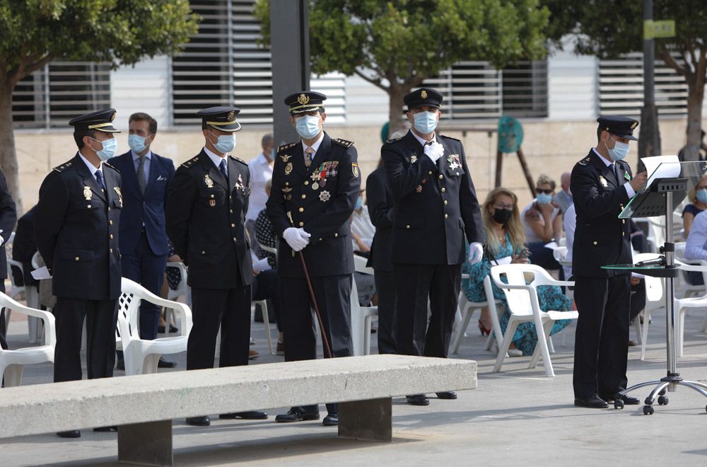 Acto institucional por el Patrón del Cuerpo Nacional de Policía en Sagunt.