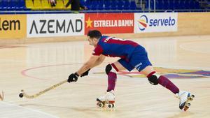 Pau Bargalló, durante un partido