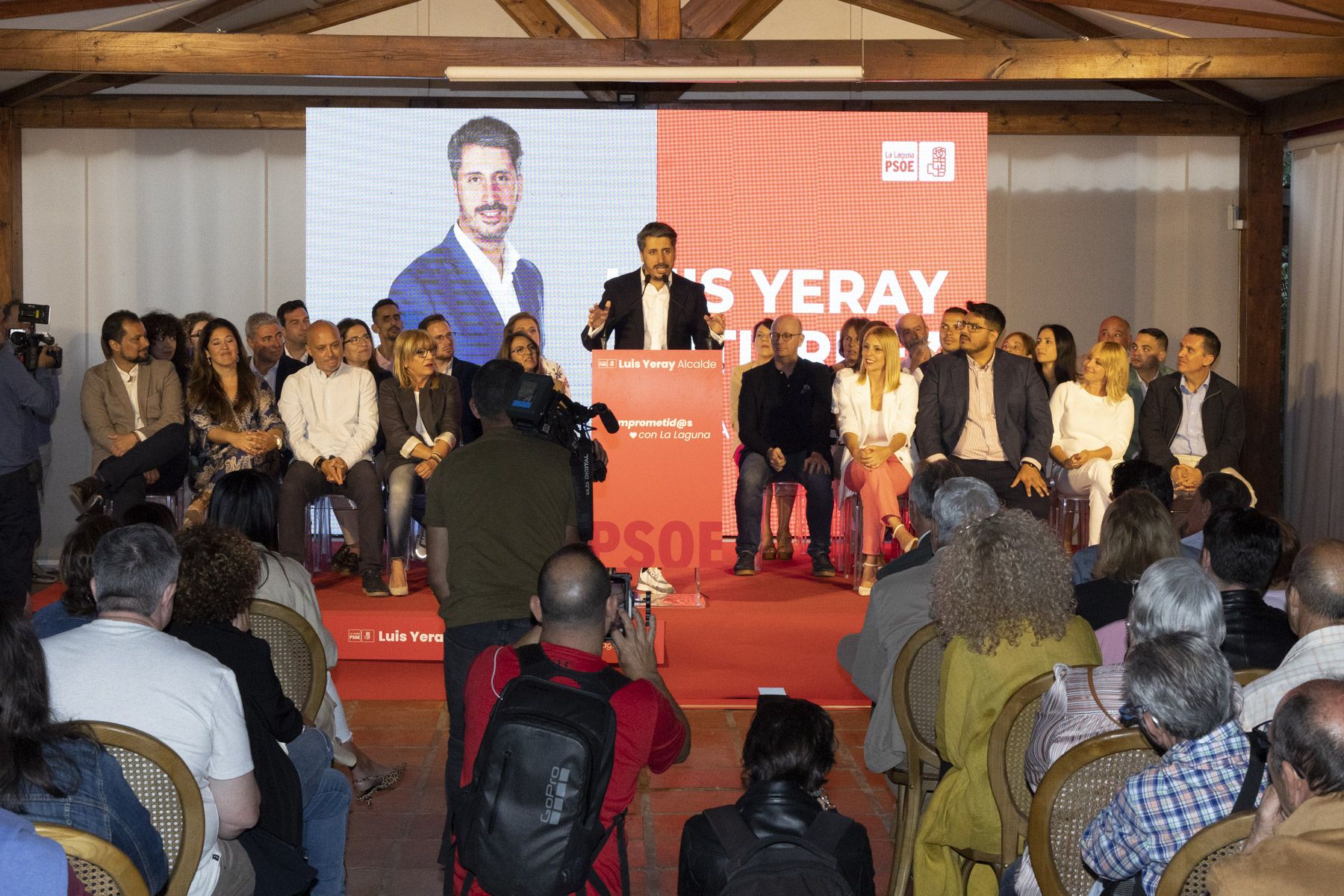 Acto electoral del PSOE en La Laguna