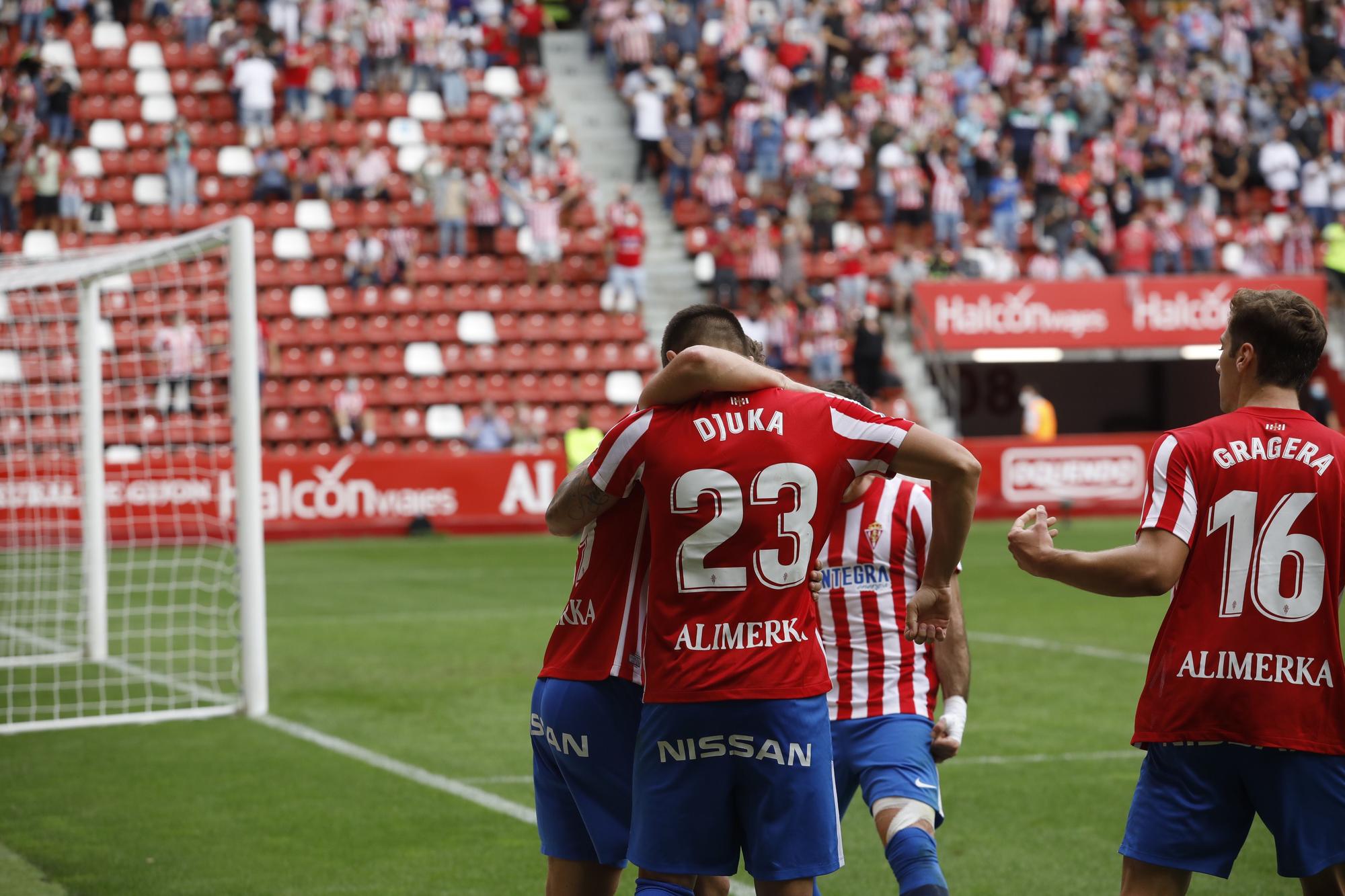 Sporting - Málaga, en imágenes