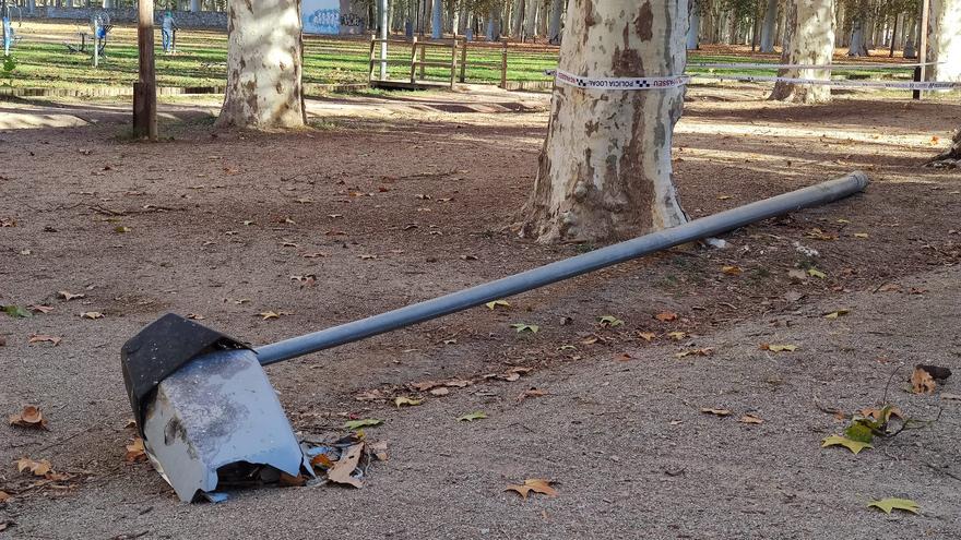 Cau un fanal a la Devesa a causa del vent