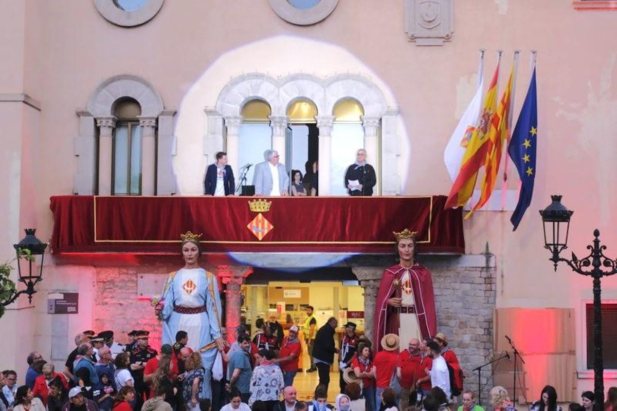 Imagen de archivo de un pregón por la Fiesta Mayor del Corpus de Cornellà.