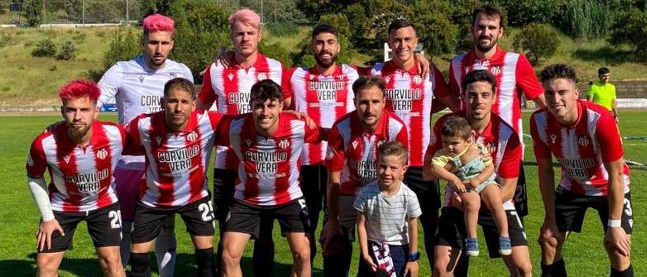 Once del Azuaga en su partido contra el Jerez, donde ganó 1-2.