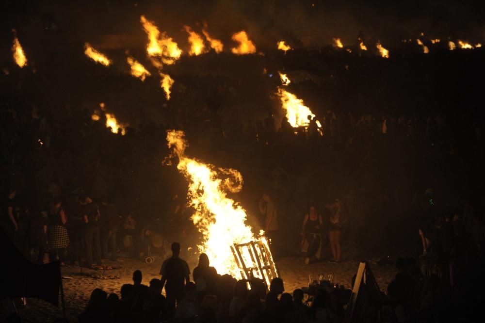 Las hogueras de San Juan 2016 A Coruña