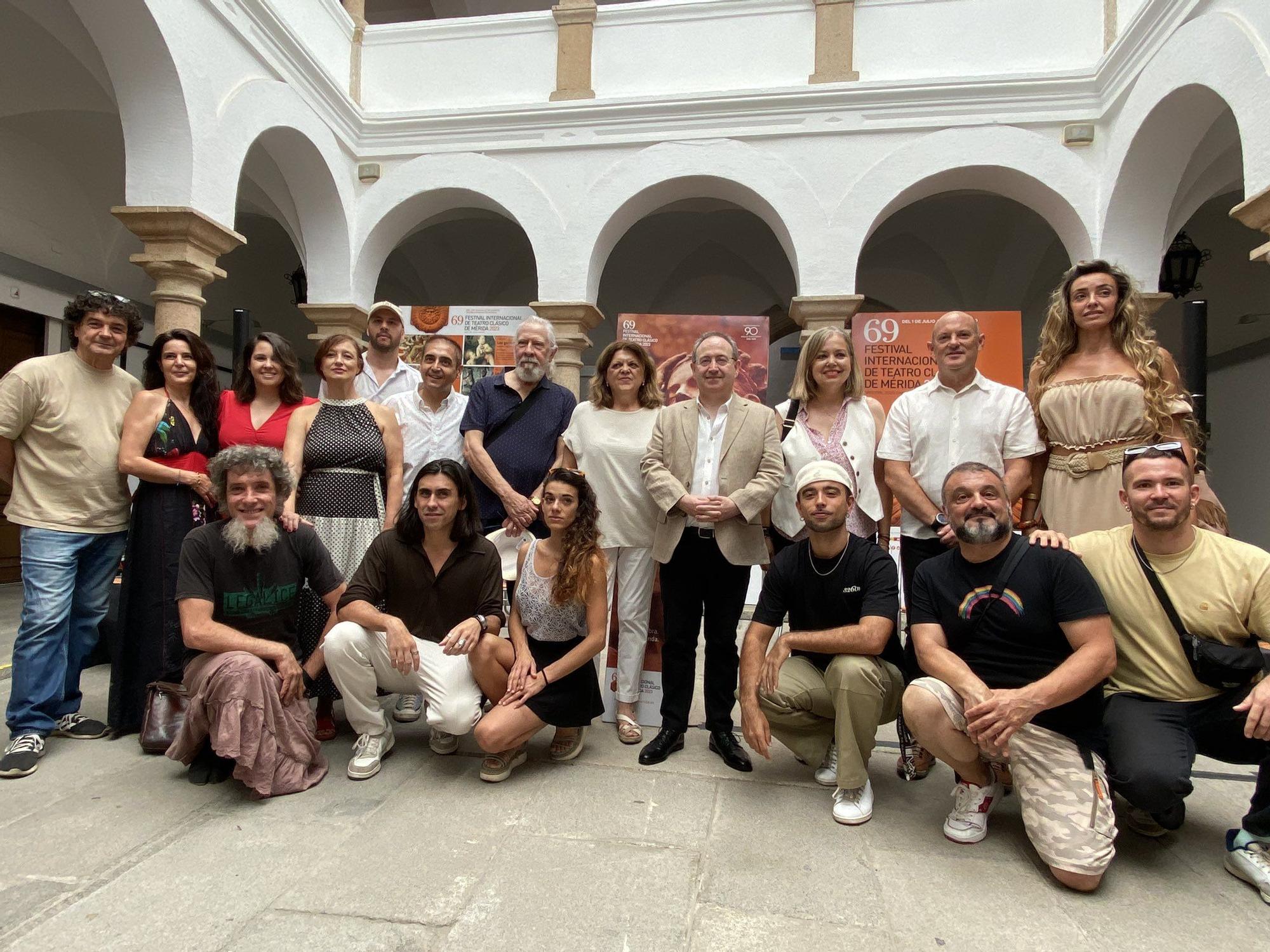 Presentación de 'El regalo de Zeus', última obra del Festival de Teatro de Mérida.