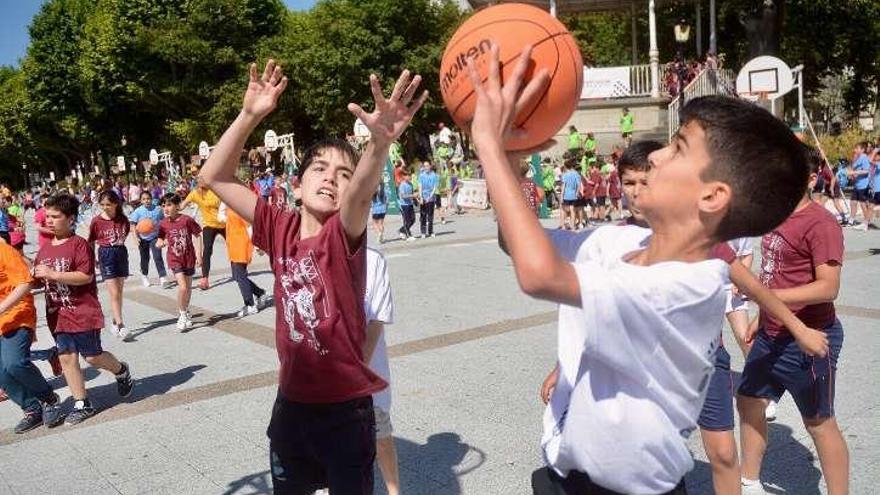 Uno de los partidos del 3x3 Arxil. // Rafa Vázquez