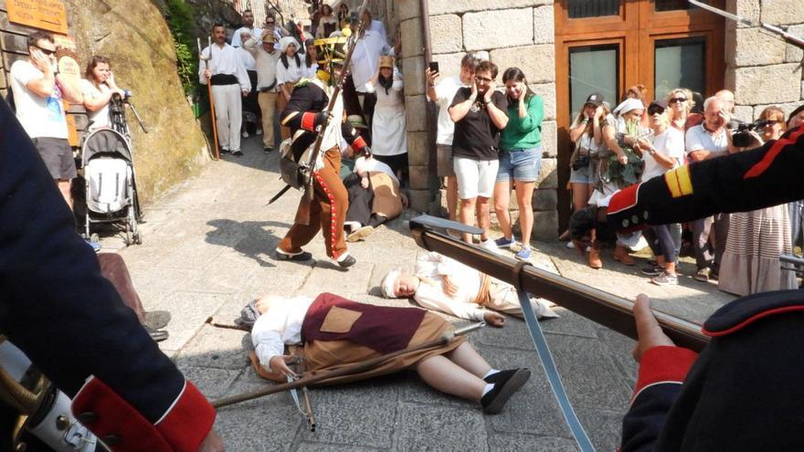 Pazos de Arenteiro: las tropas francesas vuelven a perder