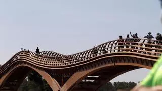 Premian a la pasarela de la desembocadura del río Guadalhorce, la más grande de Europa