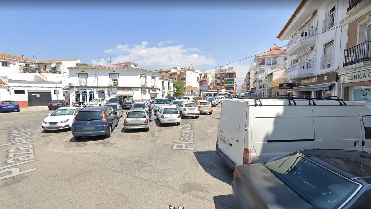 Vista actual de la Plaza de la Axarquía, en Torre del Mar.