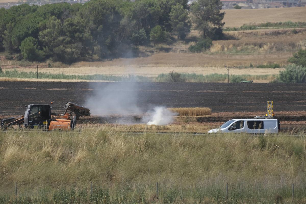 Així ha estat el dispositiu per frenar l'incendi a Sant Fruitós d'aquest dimarts