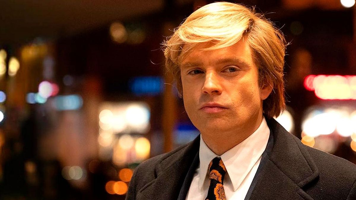 Sebastian Stan, en su papel de Donald Trump en la película.