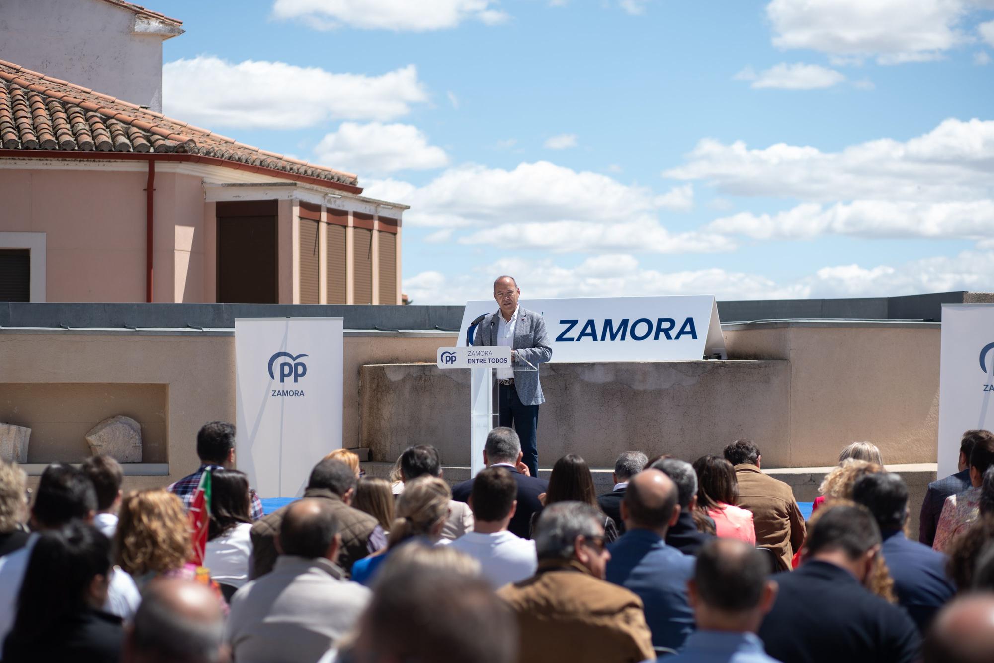 Acto del Partido Popular (PP) de Zamora en apoyo a Jesús María Prada