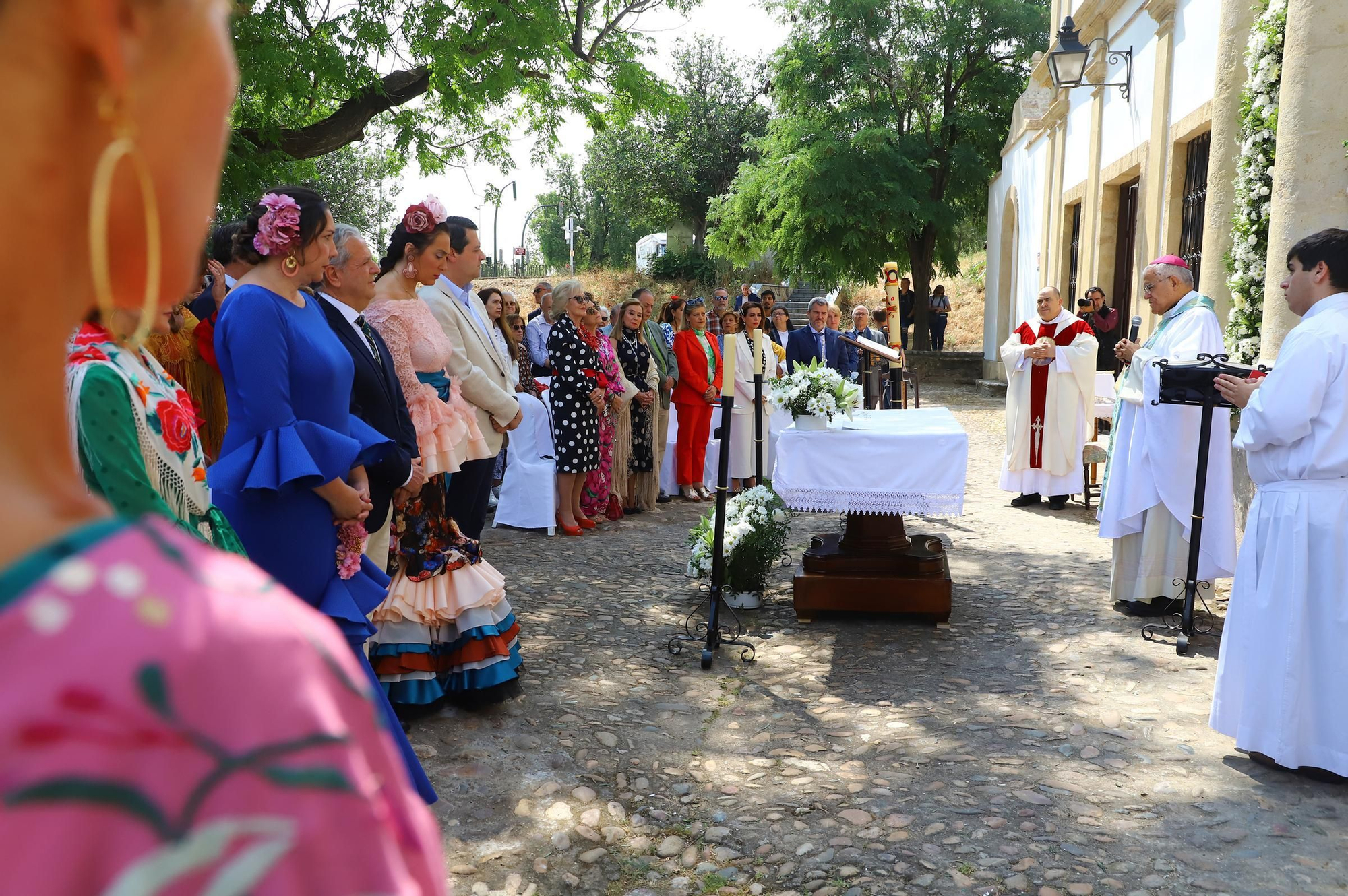 Carruajes y misa en honor de Nuestra Señora de la Salud