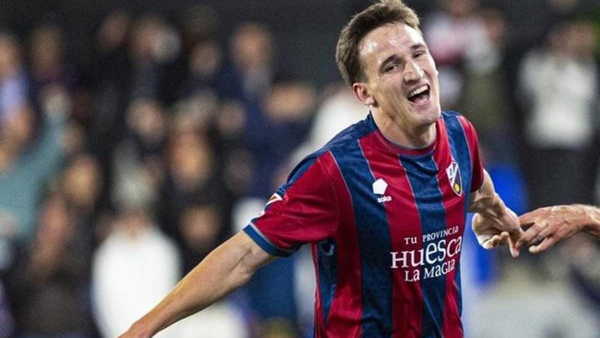 Kortajarena celebra un gol durante esta temporada