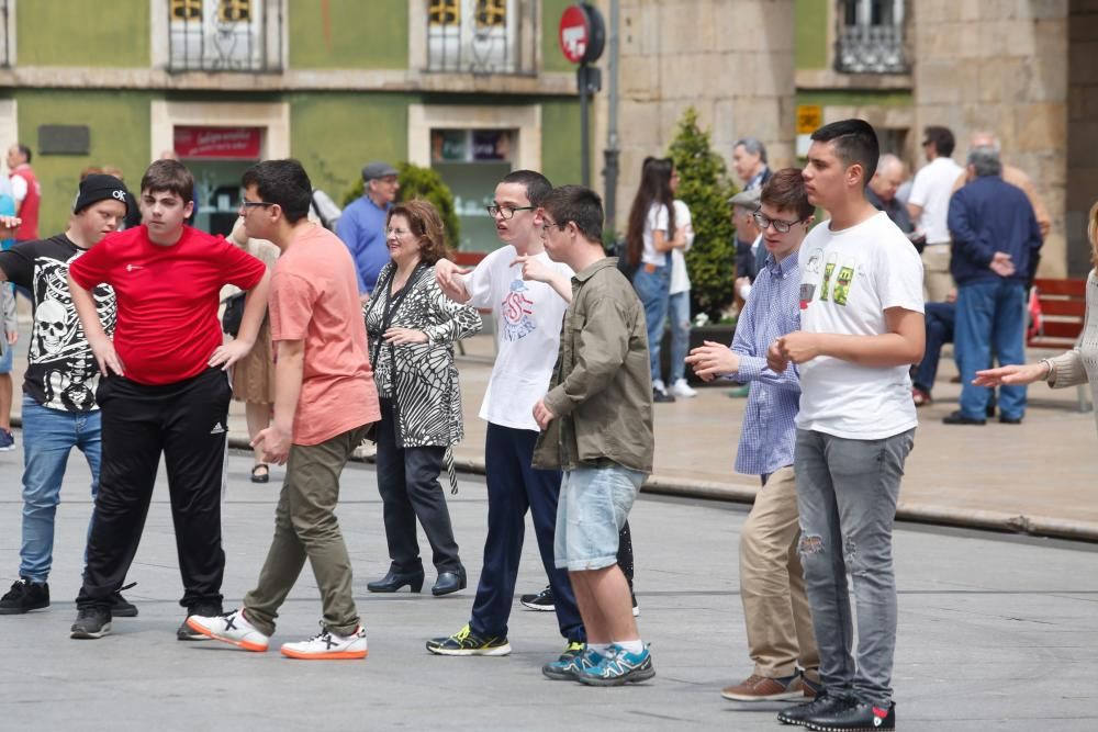 Alumnos del colegio de educación especial