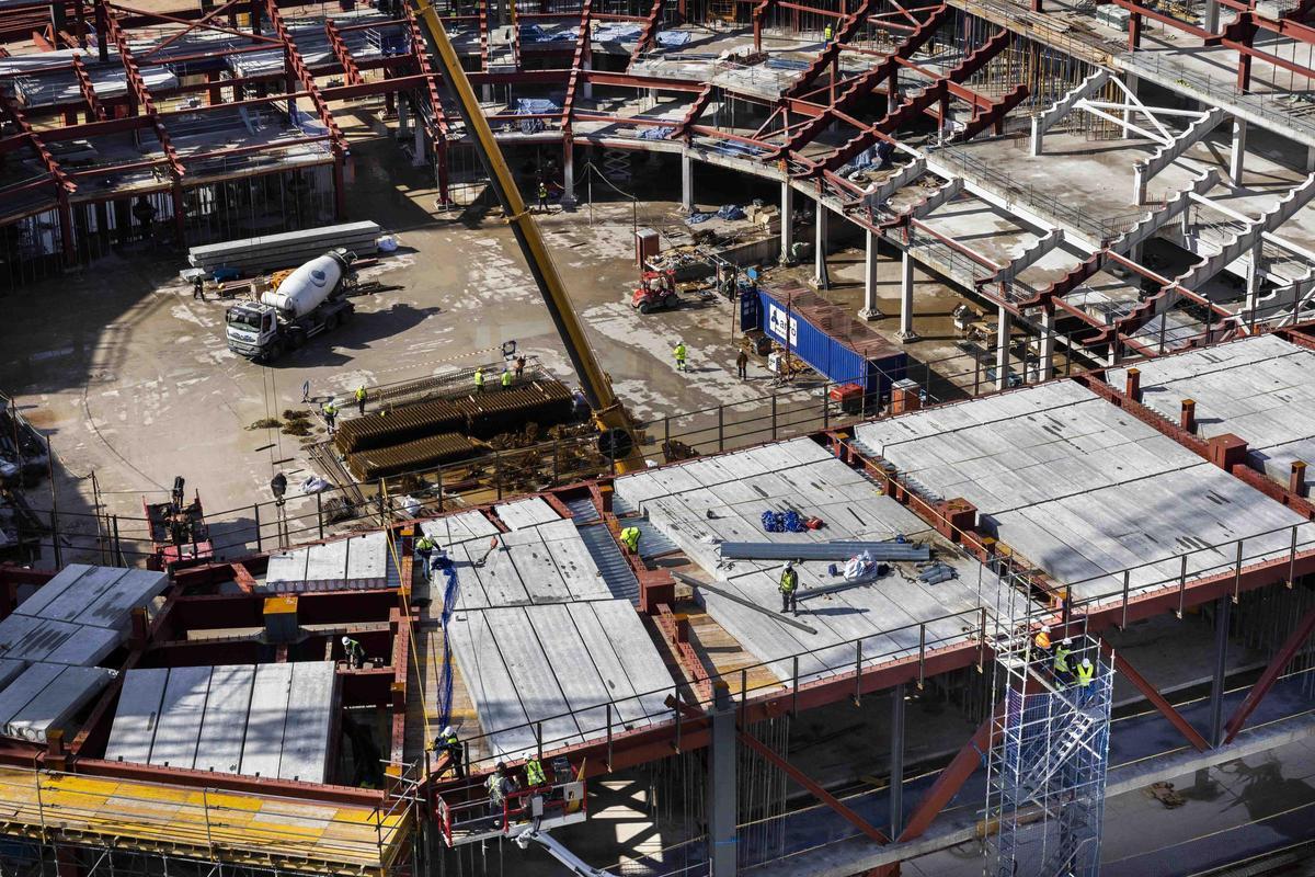 Así avanzan las obras del Roig Arena