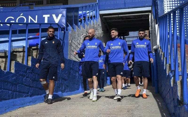 El Real Zaragoza se prepara para el 'derbi' de mañana