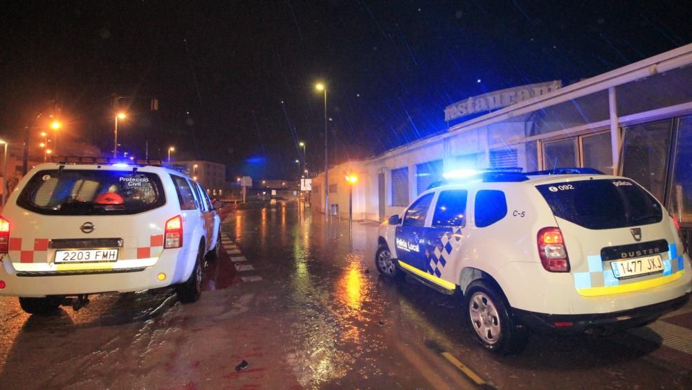 Efectes del temporal a Blanes