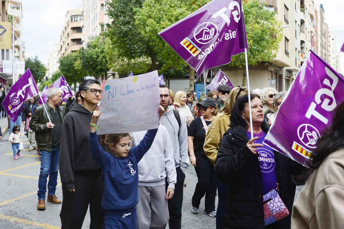 Manifestacion 8 M en Elche