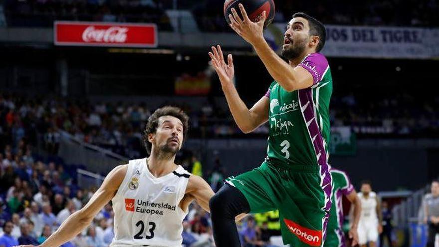 Jaime Fernández no se encontrará hoy en la pista con Sergio Llull, que es baja.