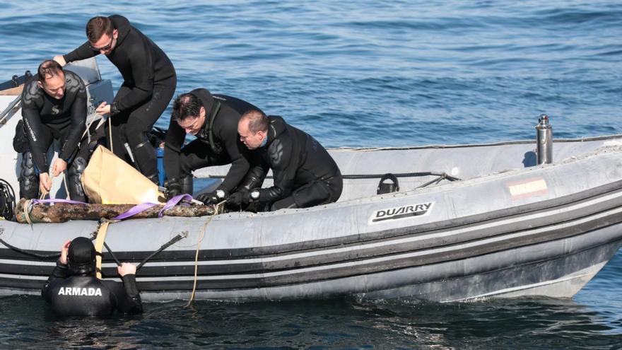 Hallan en aguas de Corrubedo dos cañones de la Armada Invencible