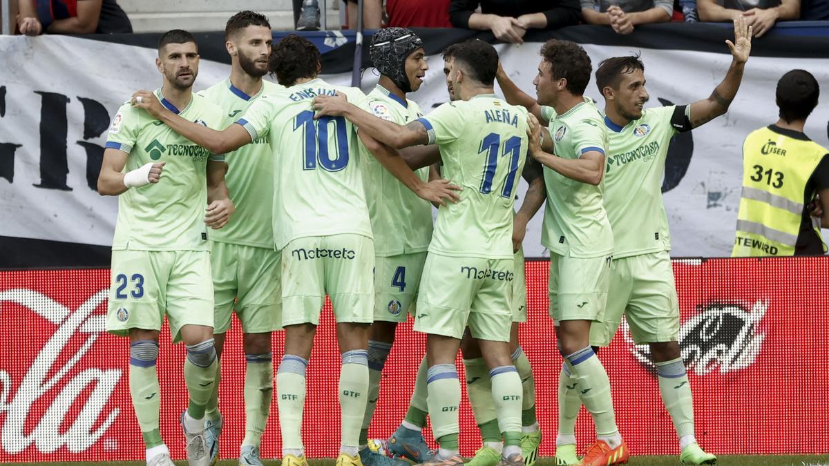 El Getafe saca petróleo ante un combativo Osasuna.