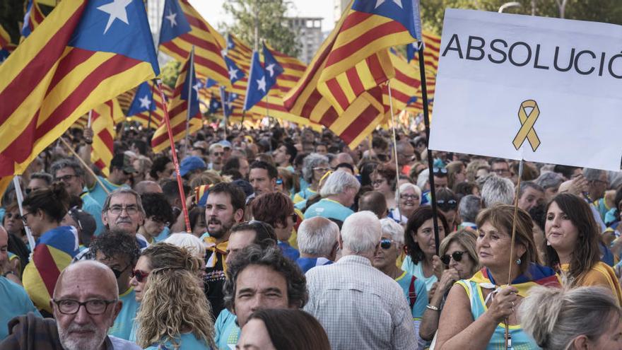 Manifestació de l&#039;Onze de Setembre a Barcelona, l&#039;any passat |