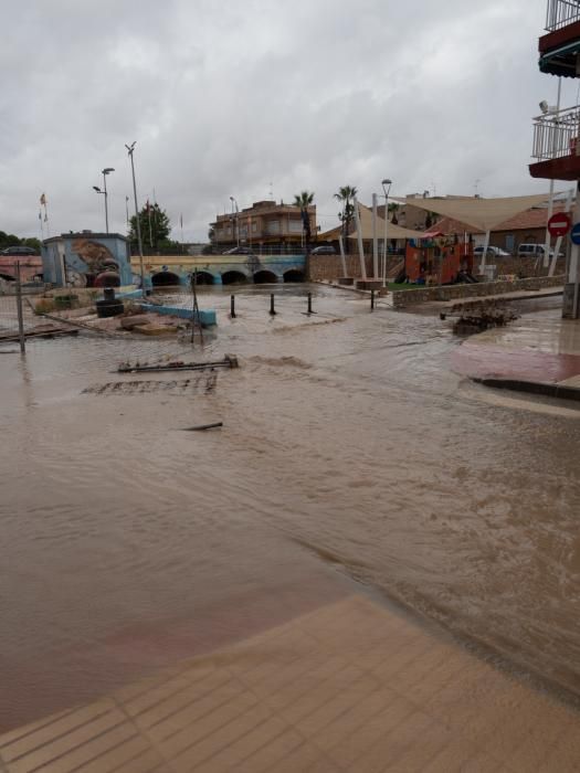 Los efectos de las lluvias en Los Alcázares