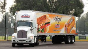 FotografÍa de archivo que muestra un camión que transporta productos de la empresa Bimbo, en Ciudad de México (México). EFE/Alex Cruz