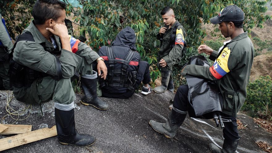 Guerrilleros de las ya extintas FARC en imagen de archivo.