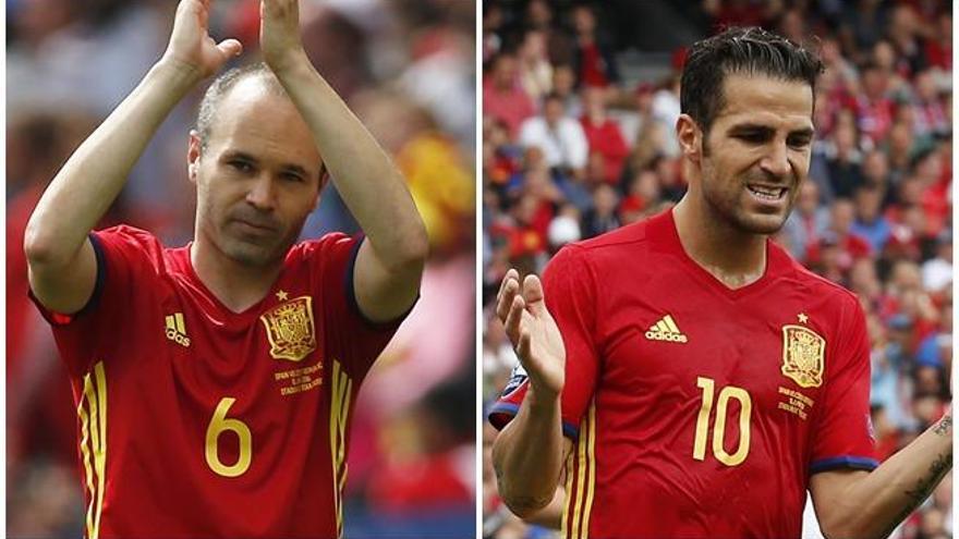 Iniesta y Cesc, los futbolistas con más triunfos en la Eurocopa