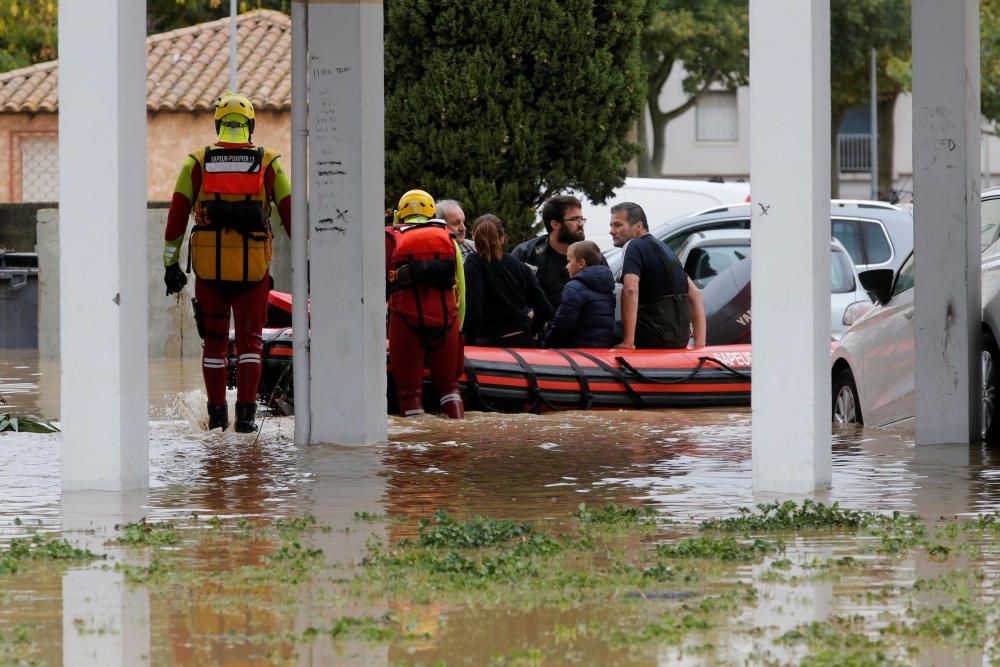 Així ha estat el pas de la tempesta Leslie pel sud de França