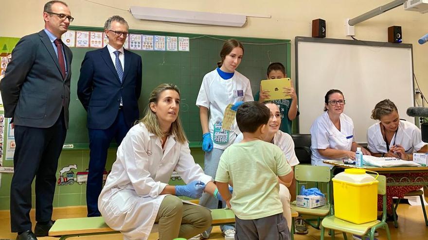 Arranca en los colegios la vacunación contra la gripe en niños de 3 y 4 años