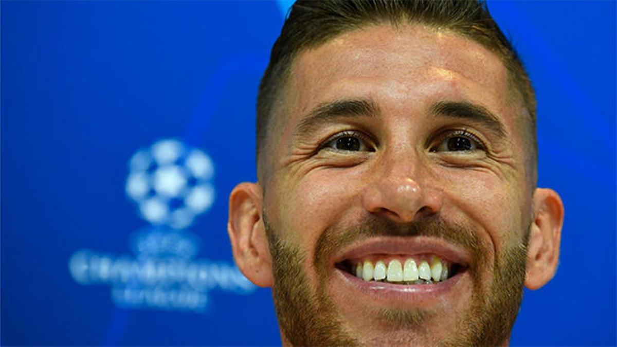 Sergio Ramos se lía con el italiano: No te he entendido ni la mitad