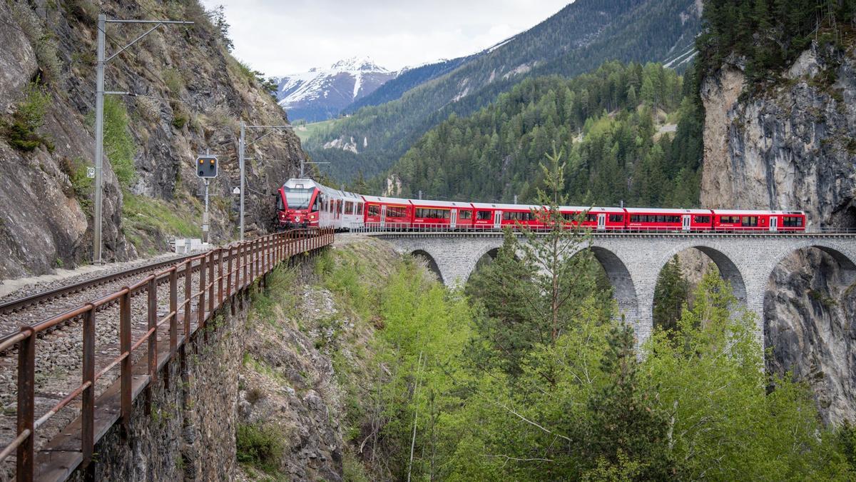 Bernina express, tren patrimonio de la humanidad, Suiza