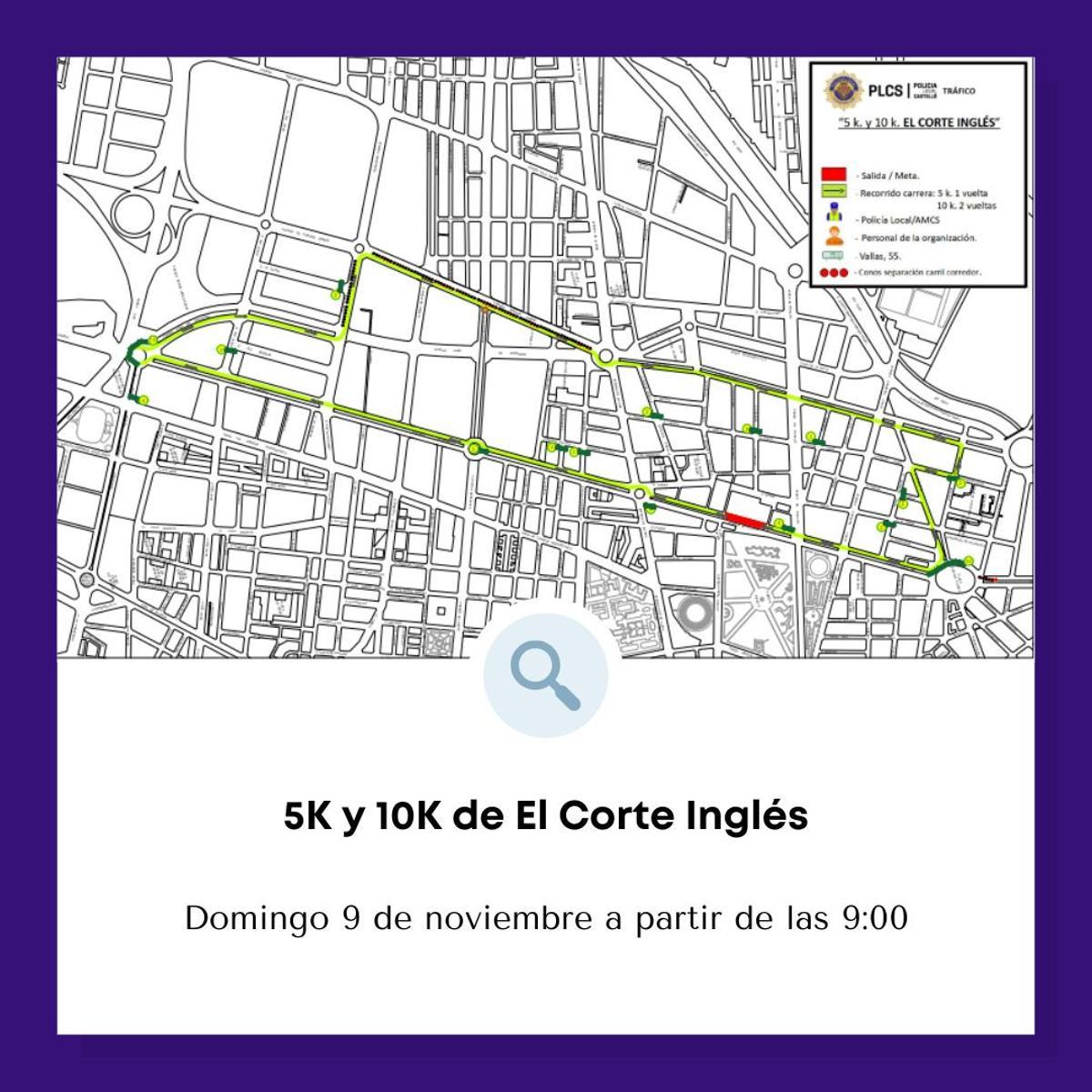 El plano de la 5k y 10k.