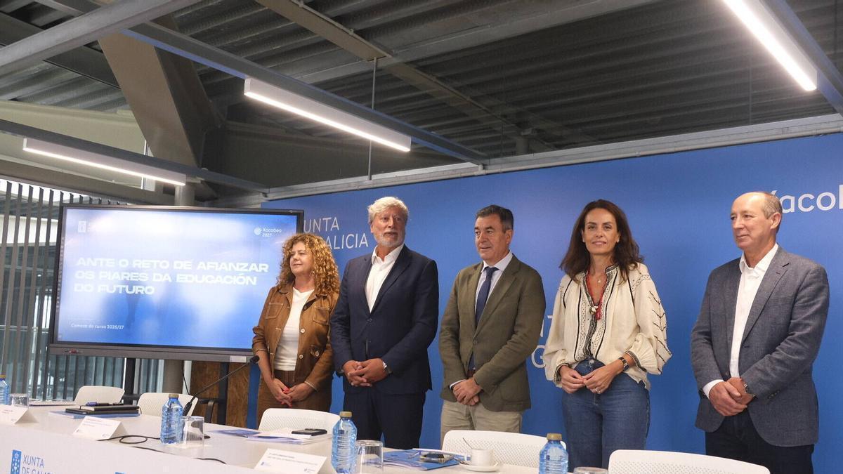 Rueda de prensa, el martes, sobre el inicio del curso escolar.