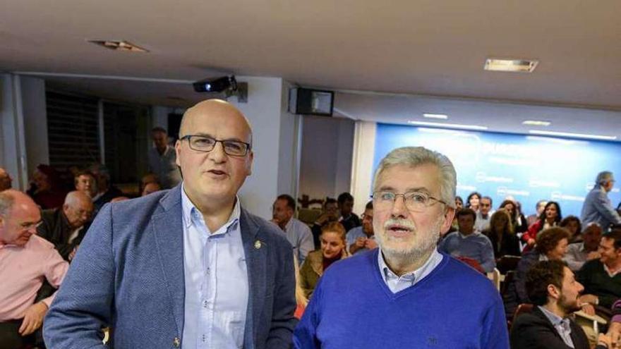 José Manuel Baltar y Rosendo Fernández, en un acto del PP. // B.Lorenzo