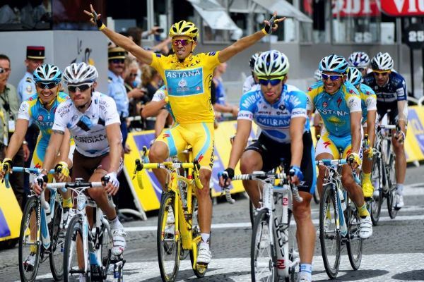 Contador, campeón del Tour de Francia