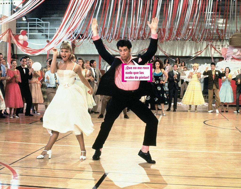 Danny y Sandy de 'Grease': manicura