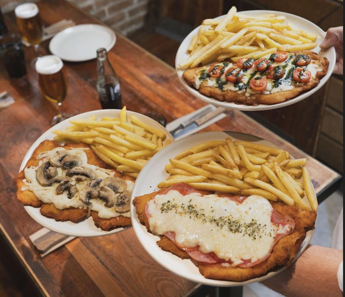 Algunas de las milanesas de Chalito