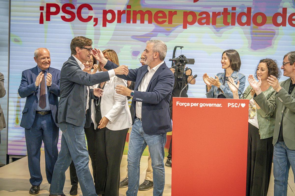 Salvador Illa, candidato del PSC, gana las elecciones en Catalunya