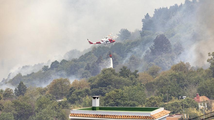 Peligro bajo de incendios forestales por la borrasca