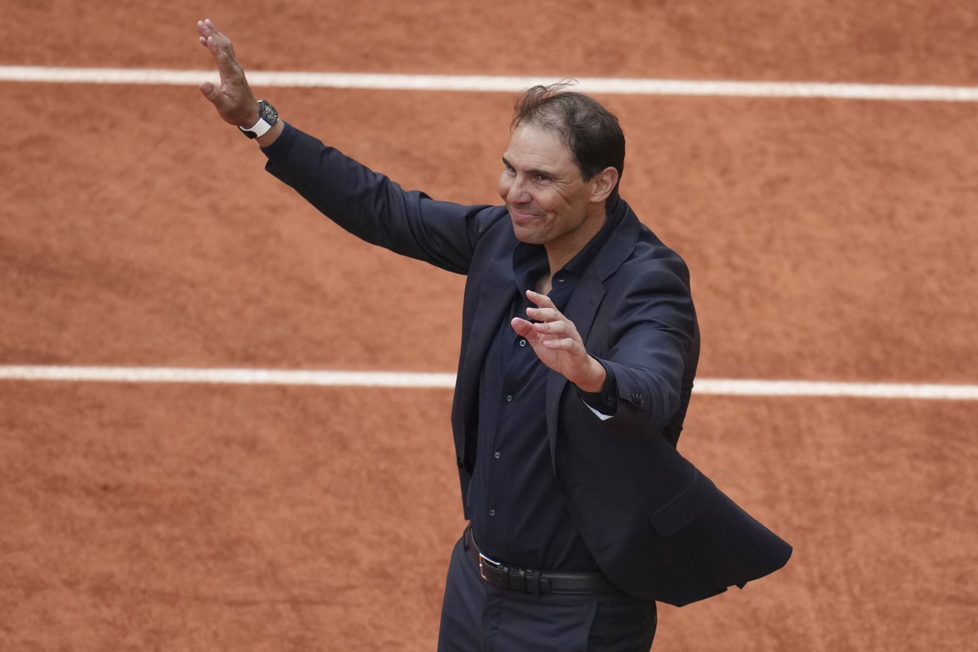 El homenaje de Roland Garros a Rafa Nadal, en imágenes.