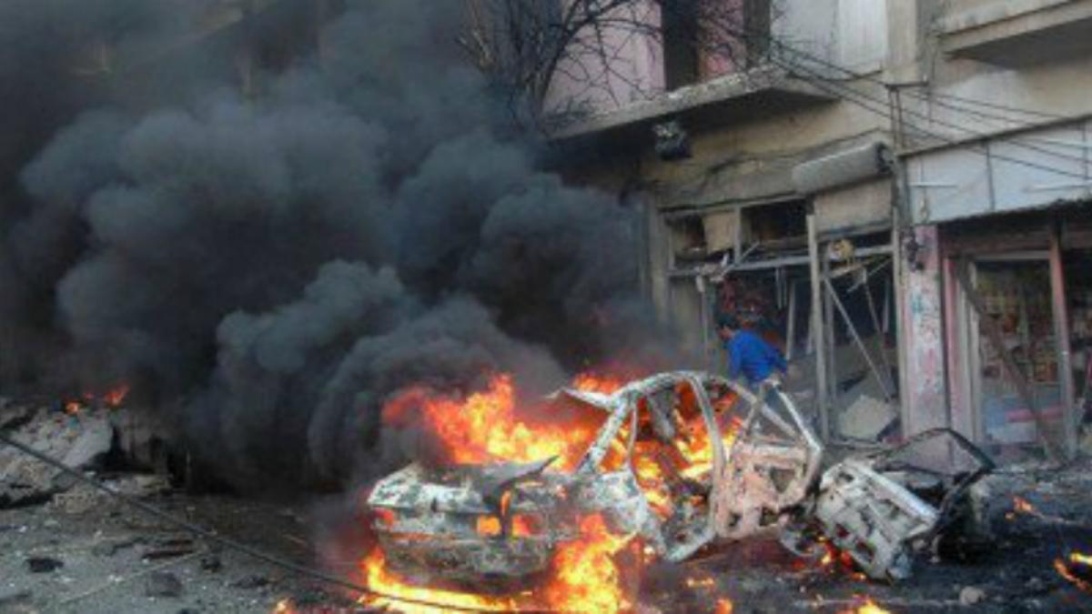 Doble atentado en Homs.