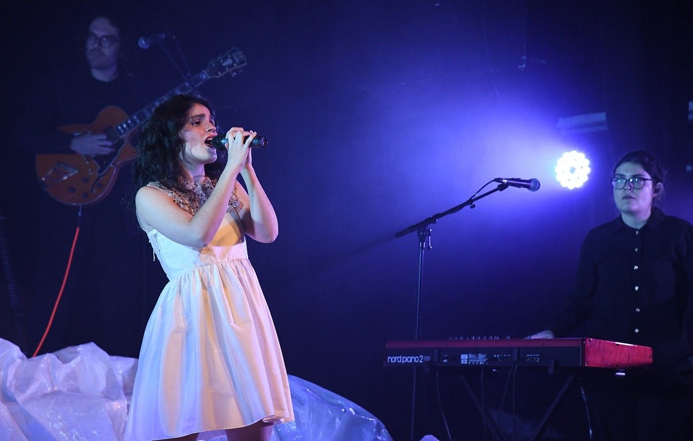 Maria Bertomeu en un concert.