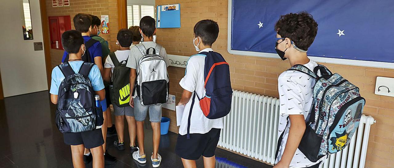 El regreso a clase de momento no ha supuesto un aumento de los contagios entre niños. |