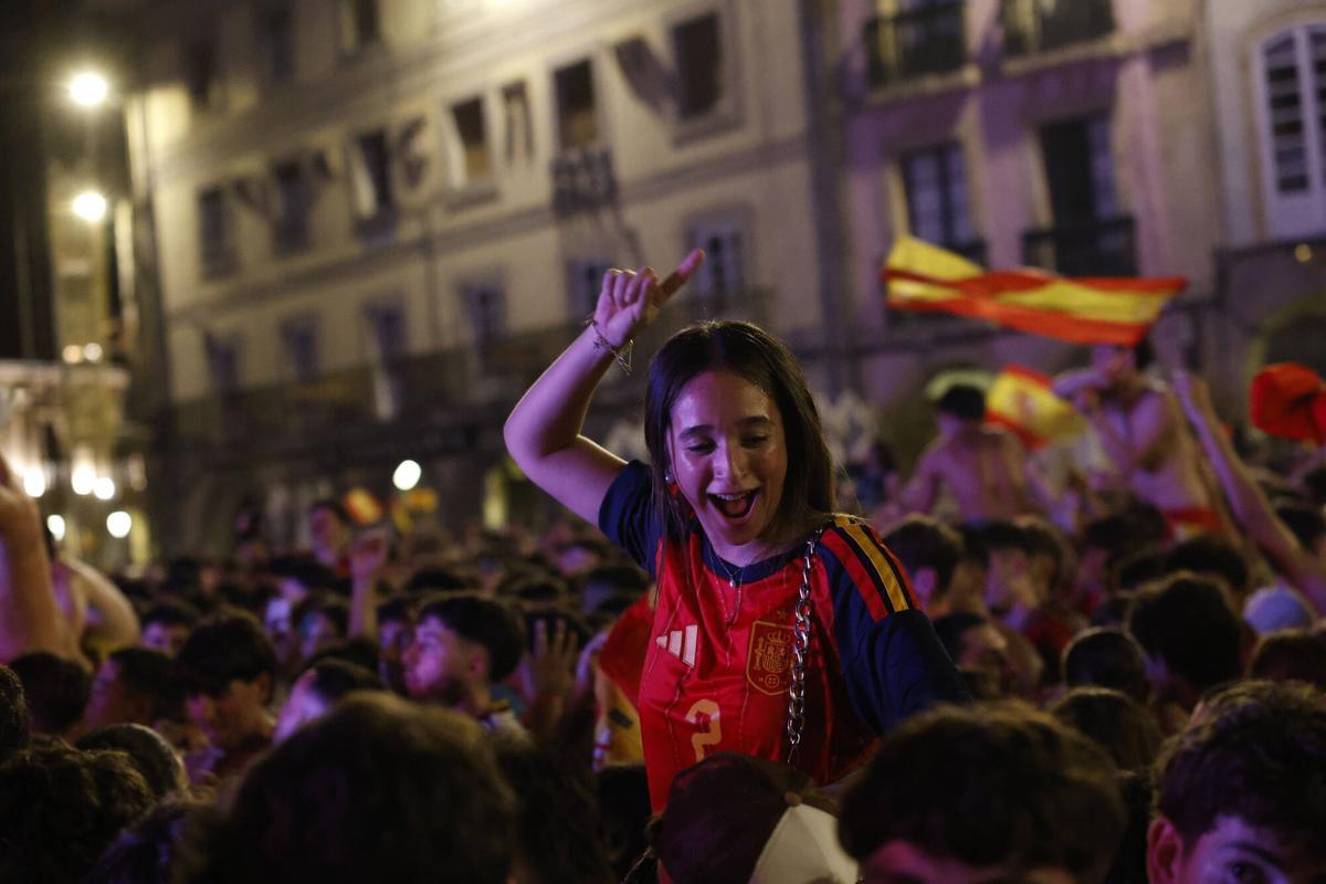 Las celebraciones del Mundial en Avilés, en imágenes